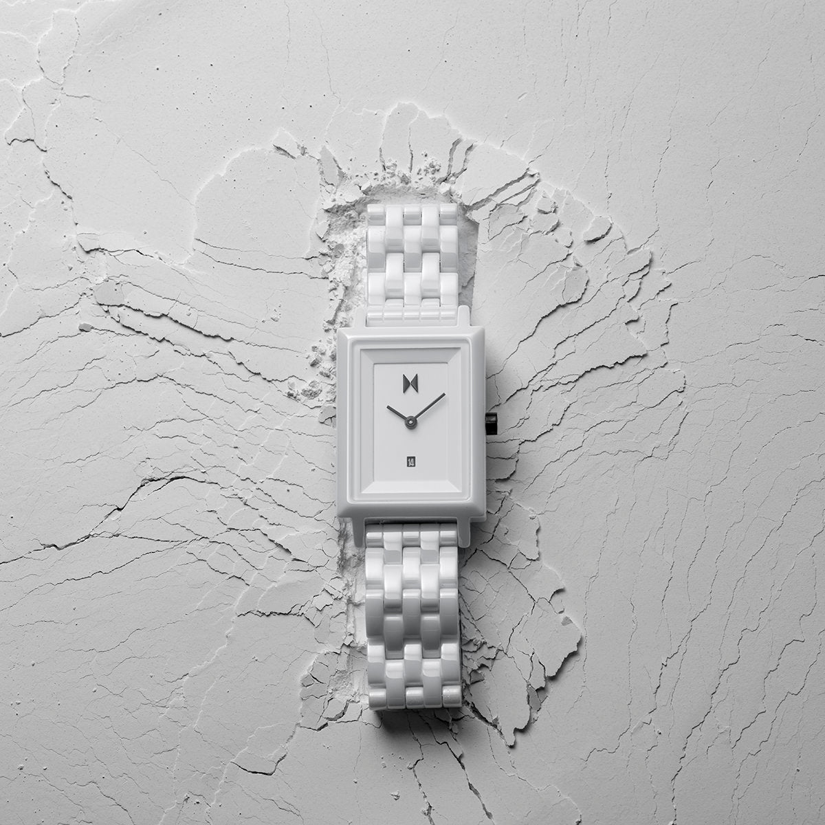 Signature Square Ceramic Gloss White 26mm