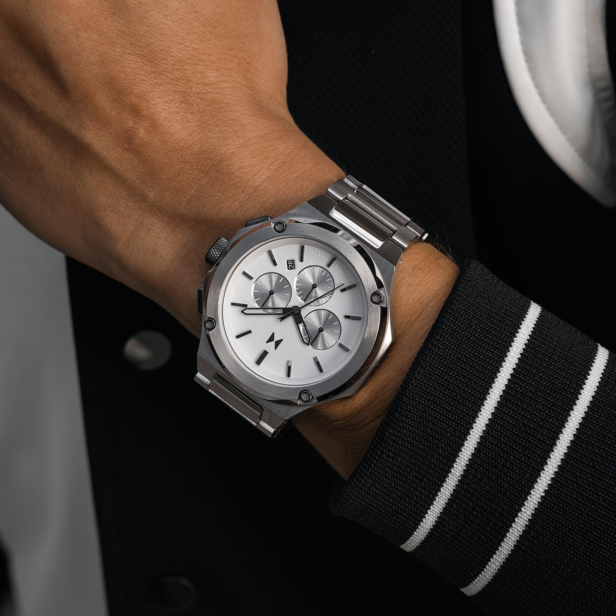 Raptor Moon Silver 46.5mm