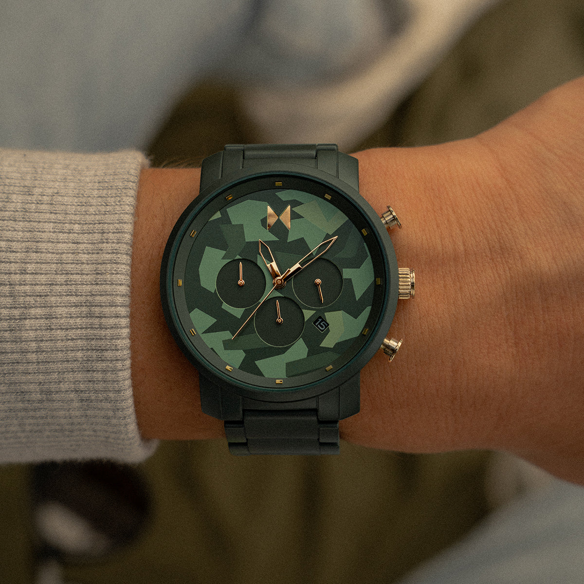 Chrono Ceramic Matte Green Camo 45mm