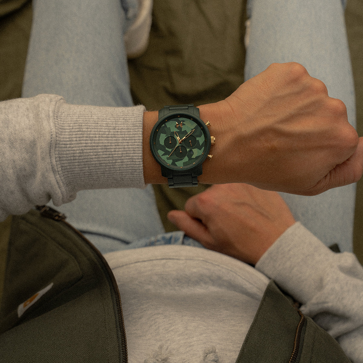 Chrono Ceramic Matte Green Camo 45mm