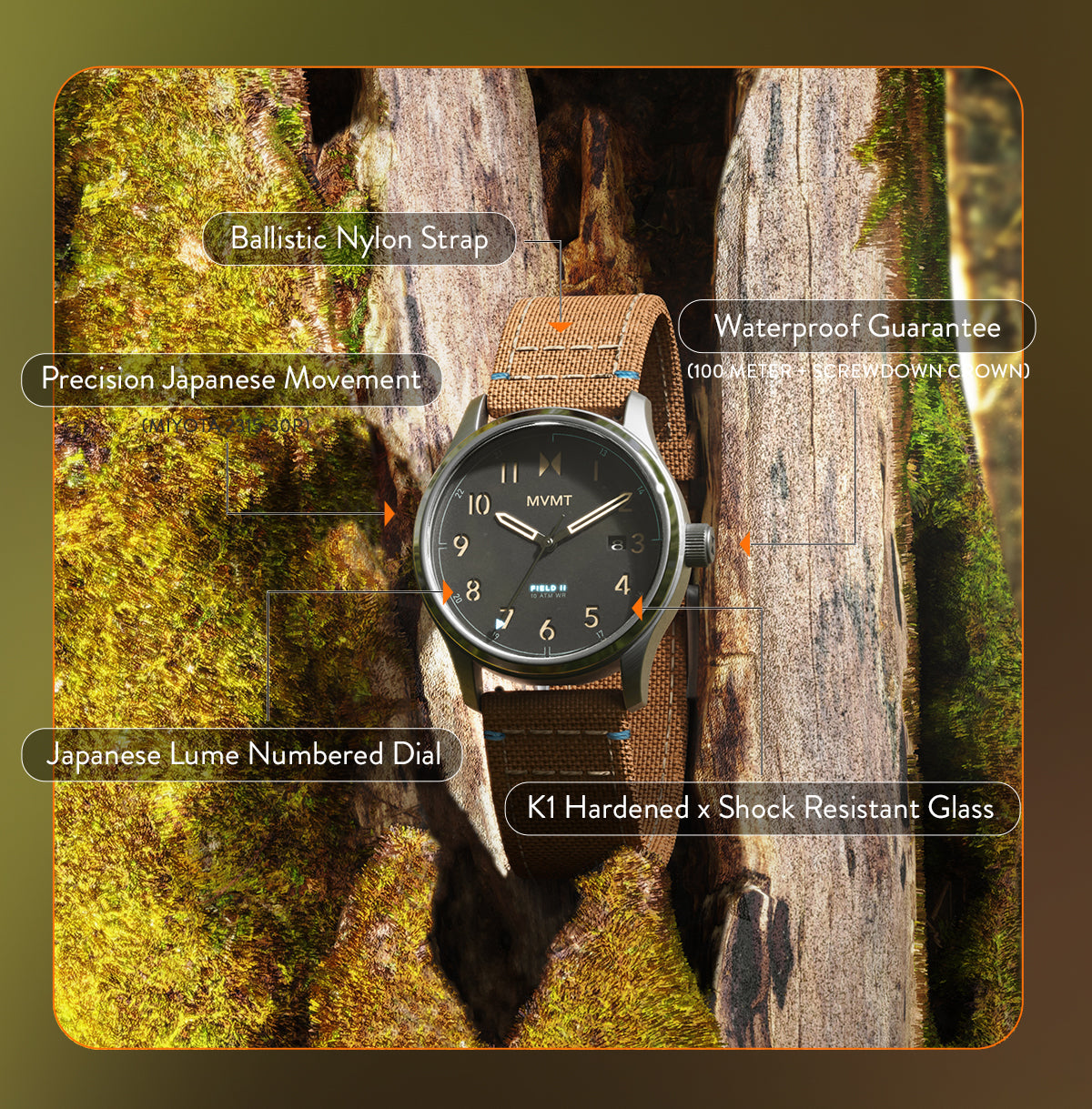 Field II Desert Sand 41mm