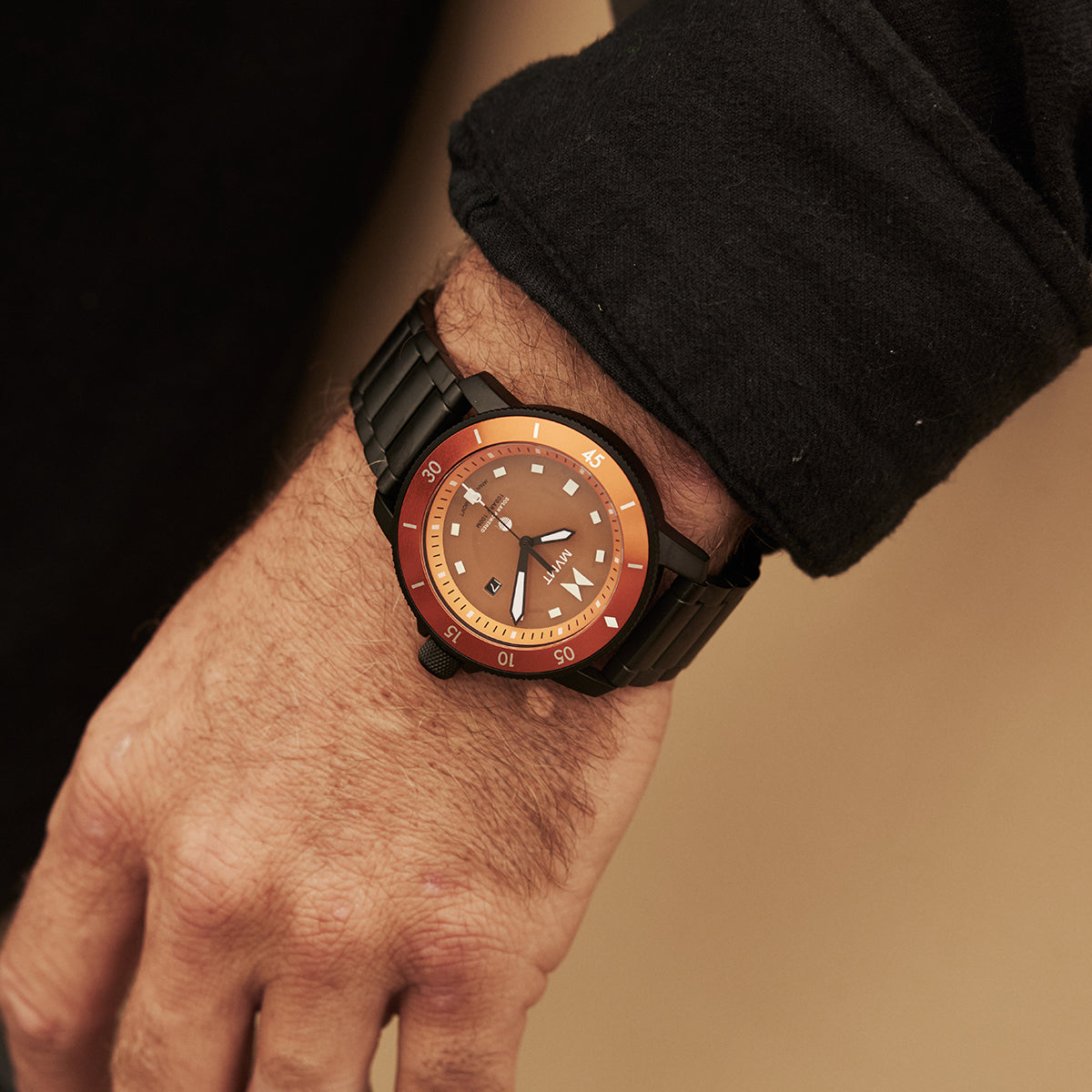 Cali Diver Solar Cyclone Orange 42mm
