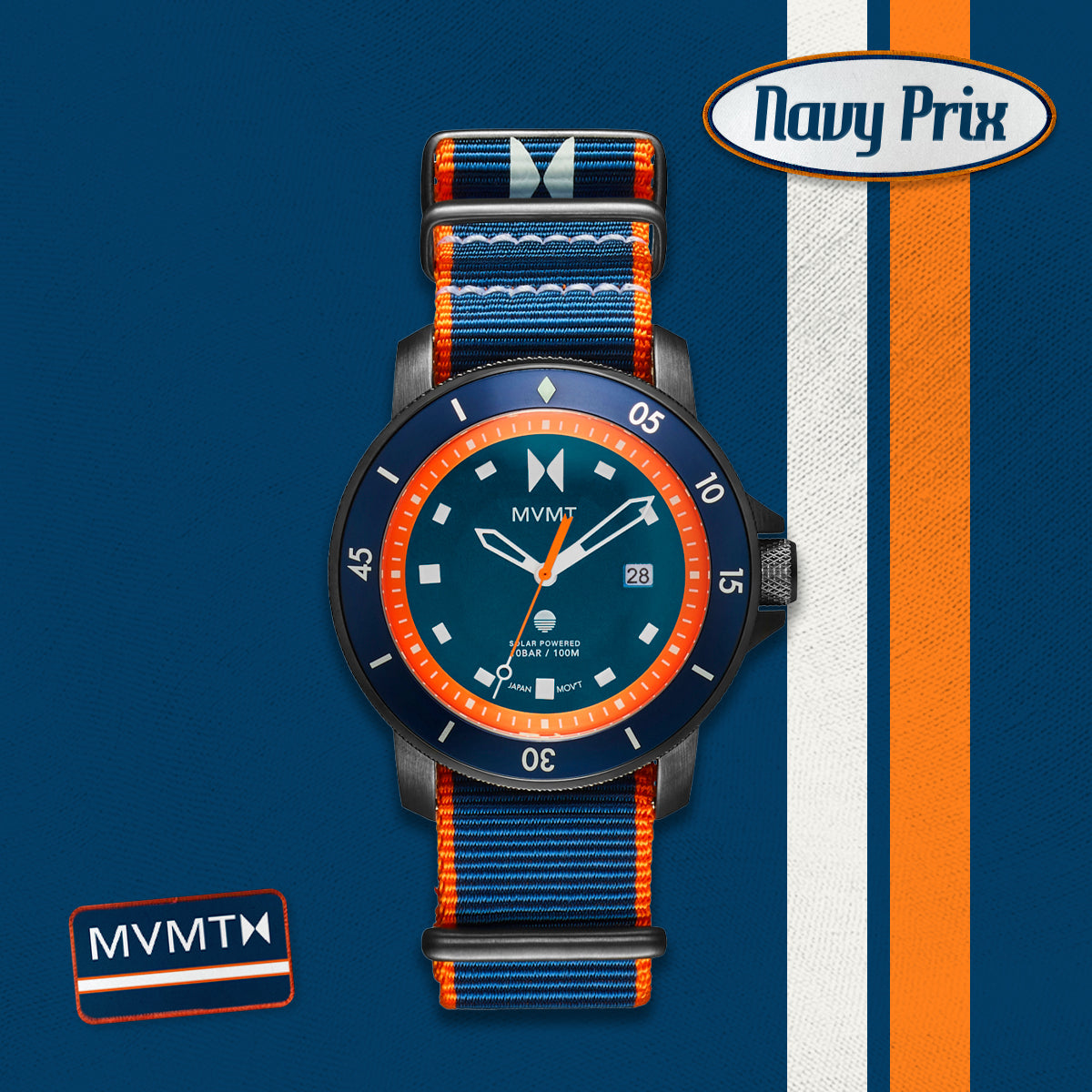 Cali Diver Solar Navy Prix 42mm