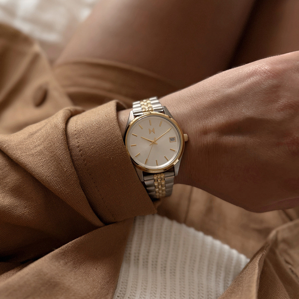Rise Boyfriend Silver Gold 36mm
