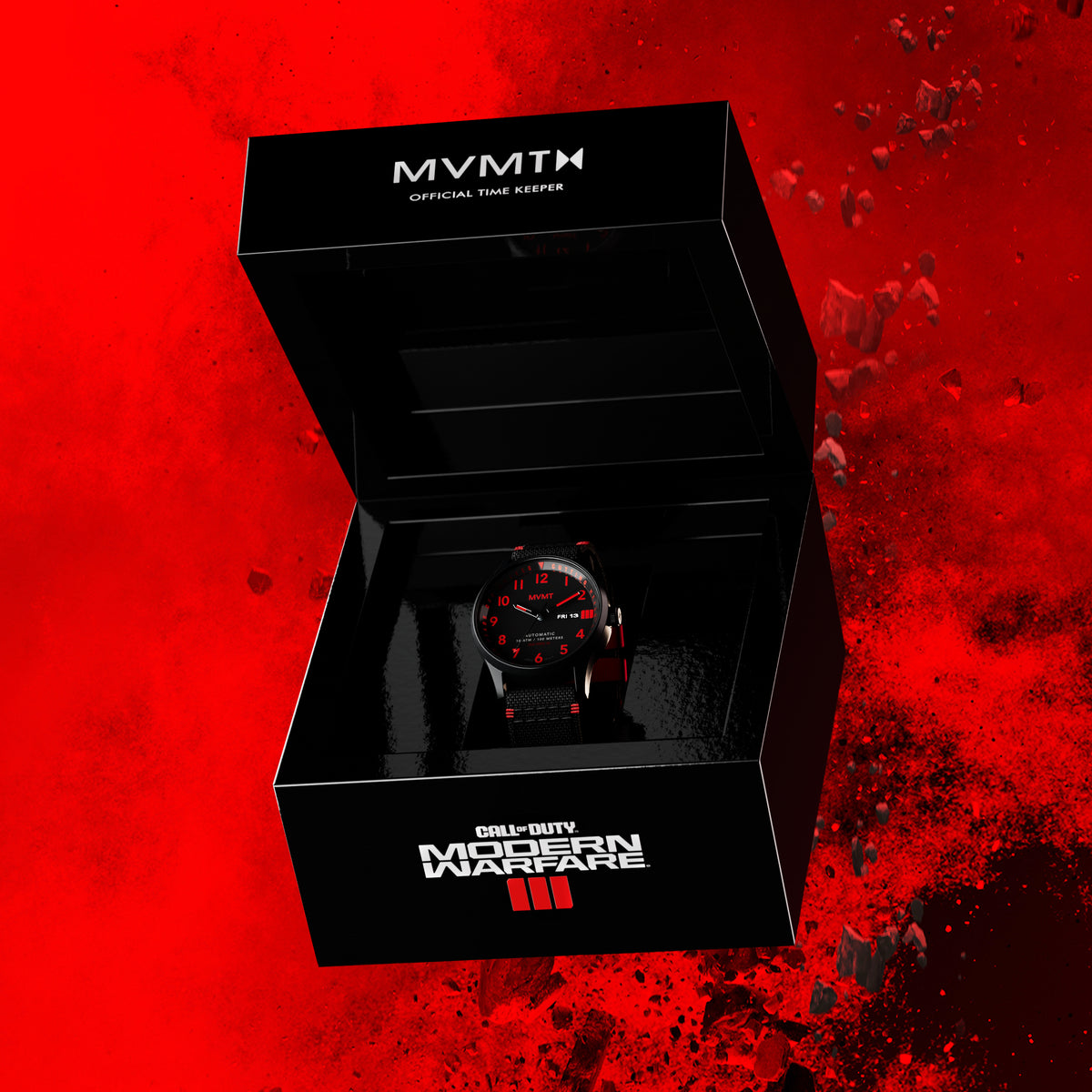 Field Automatic Black / Red 42.5mm