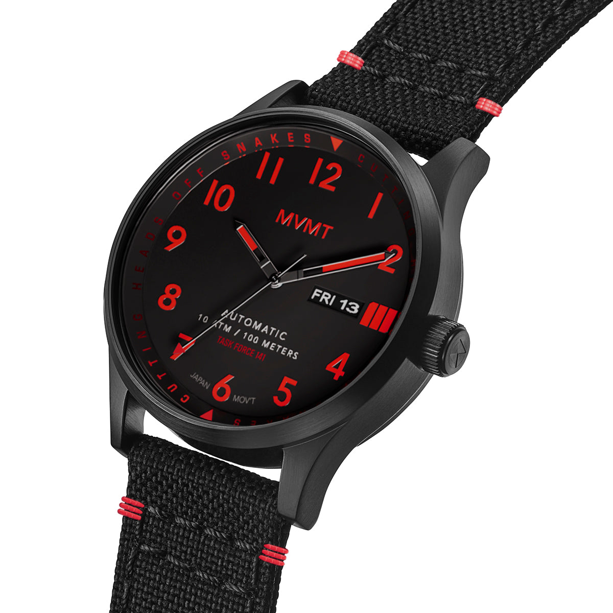 Field Automatic Black / Red 42.5mm