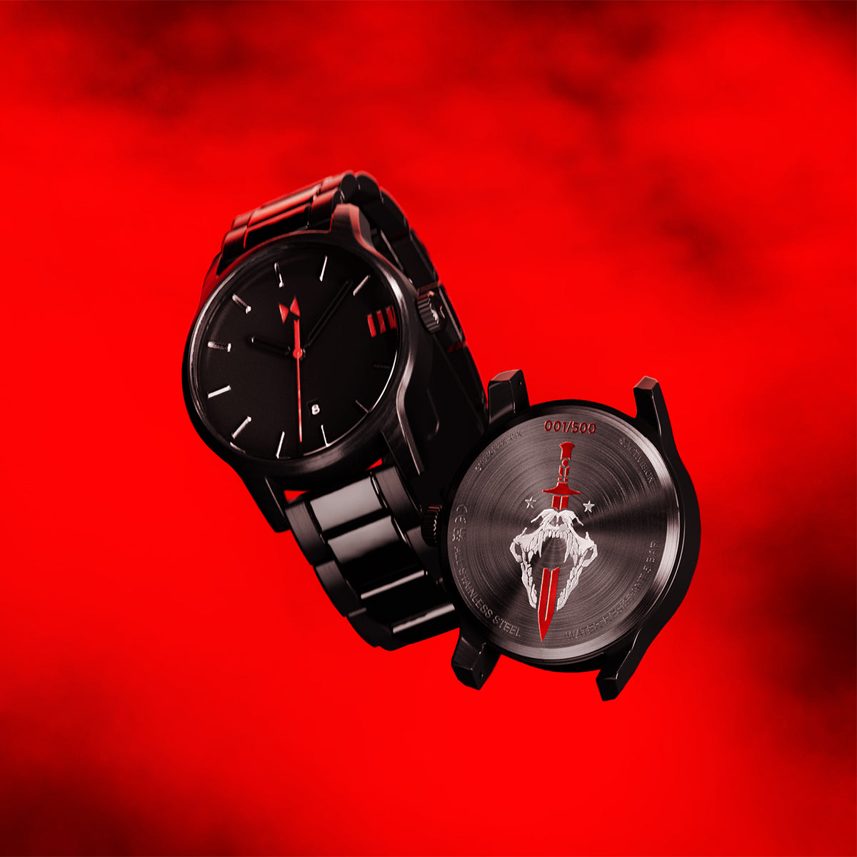 Classic II Black / Red 44mm