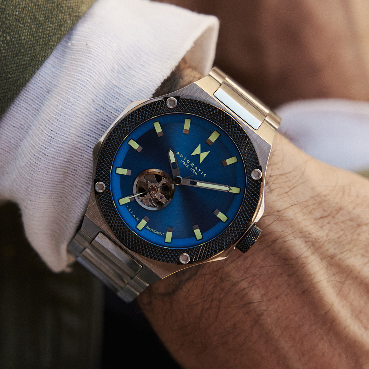 Raptor Automatic Navy Steel 46.5mm