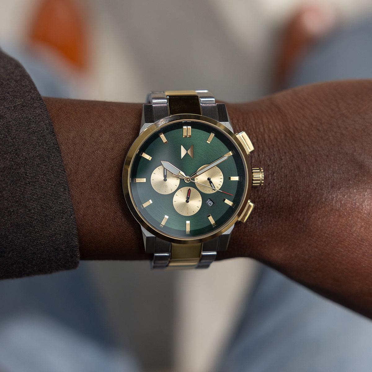 Chrono II Empire Green 45mm