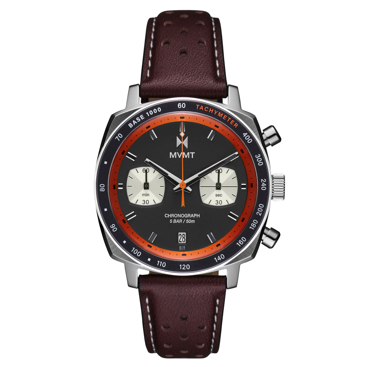Mulholland Chronograph Sunset Orange 42mm