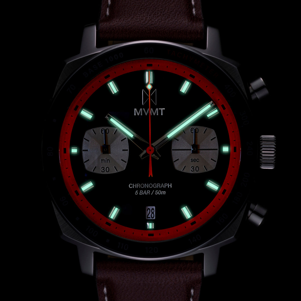 Mulholland Chronograph Sunset Orange 42mm
