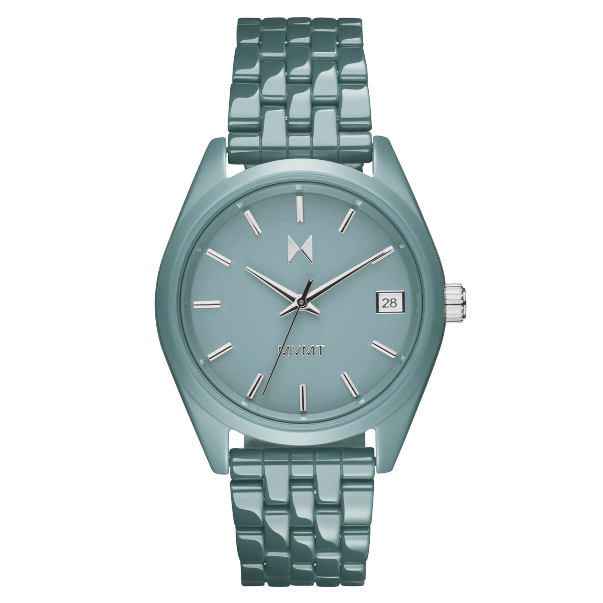 MVMT Rise Boyfriend Celadon Green 36mm