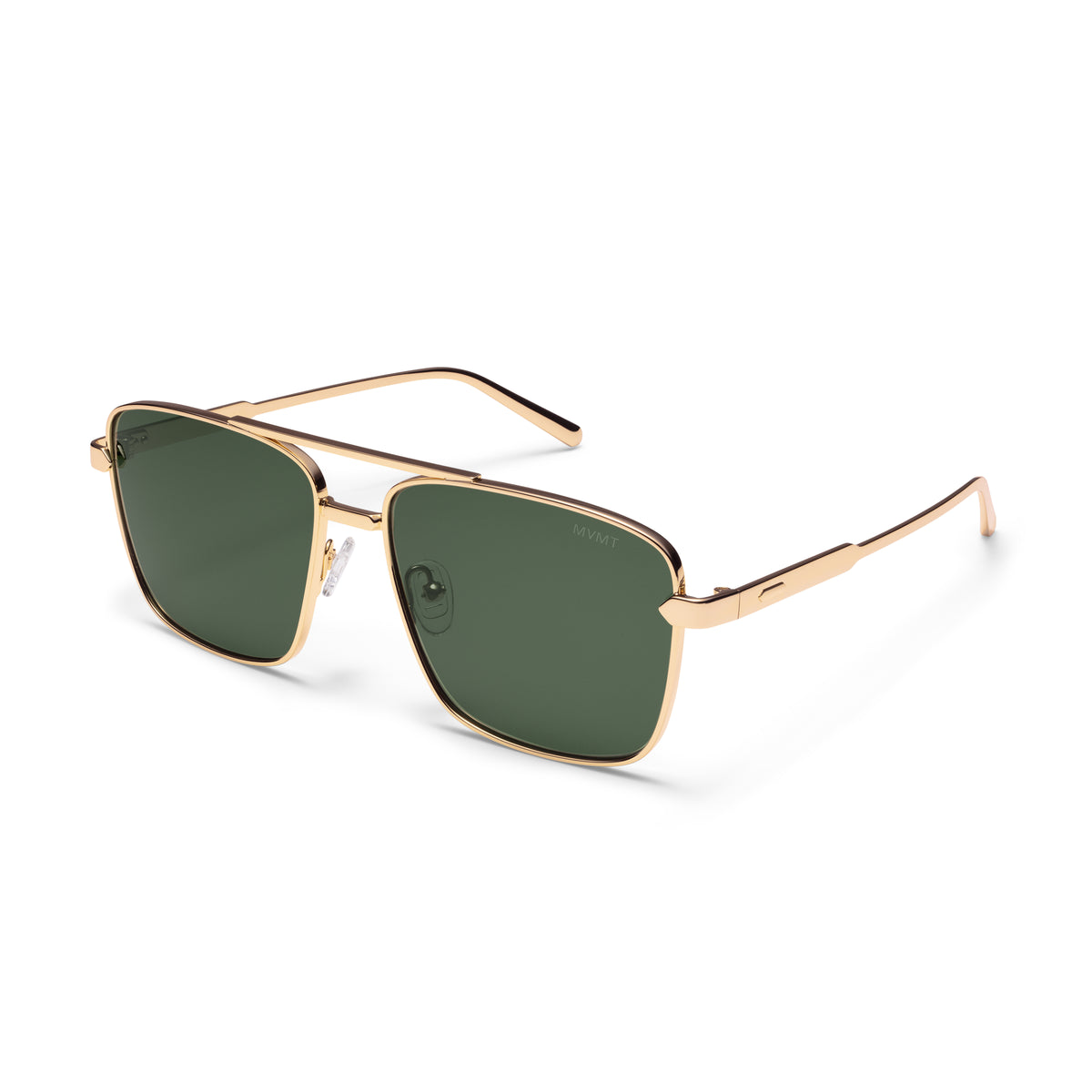 Horizon Square Aviator Sunglasses Gold
