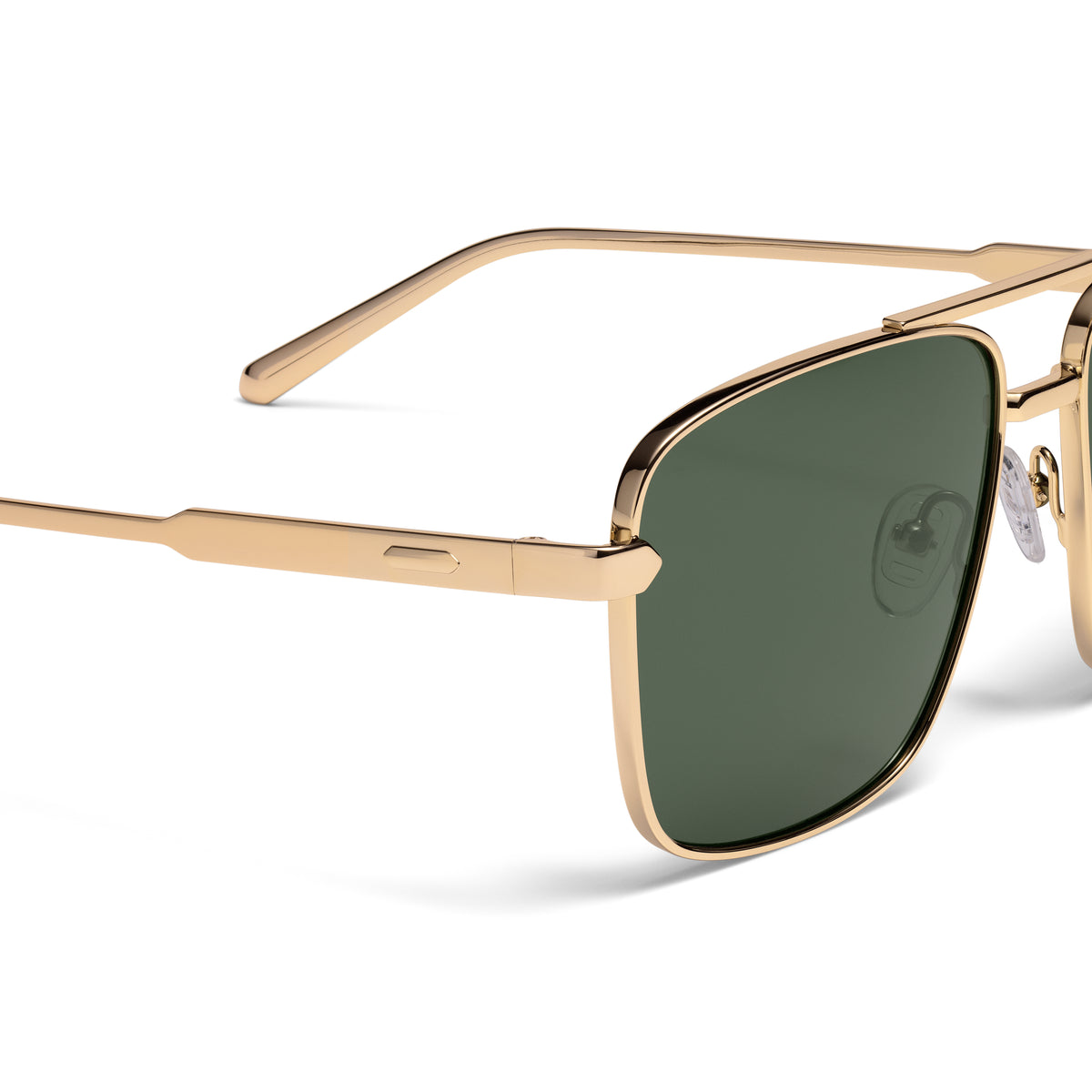 Horizon Square Aviator Sunglasses Gold