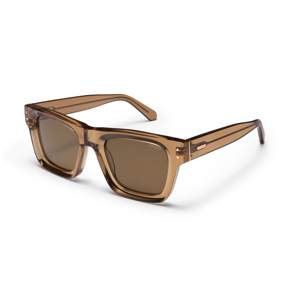 Vista Square Sunglasses Transparent Brown