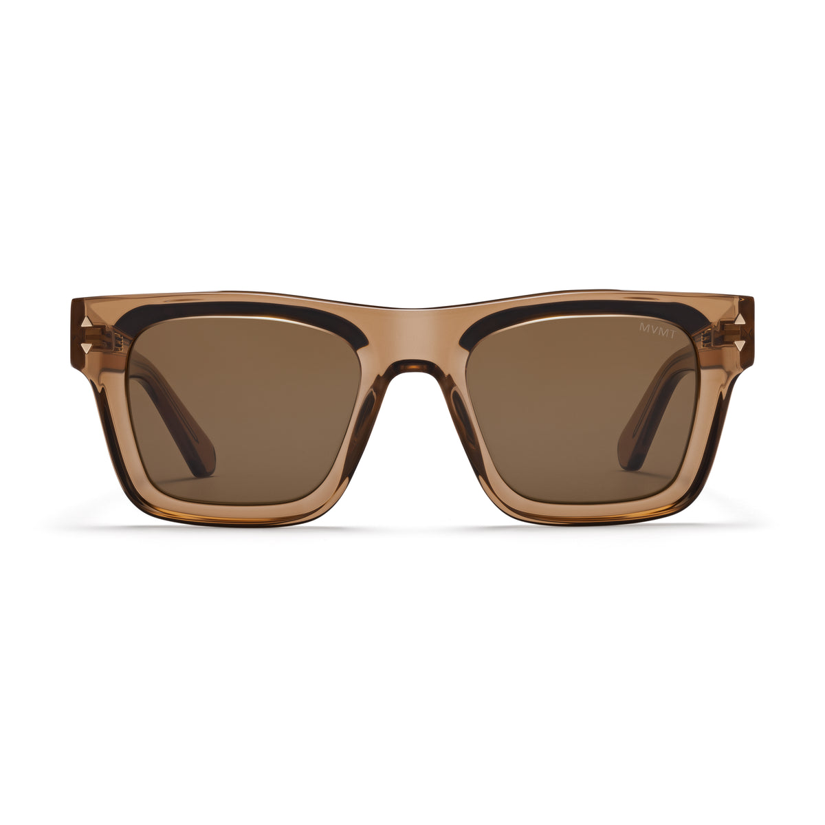 Vista Square Sunglasses Transparent Brown