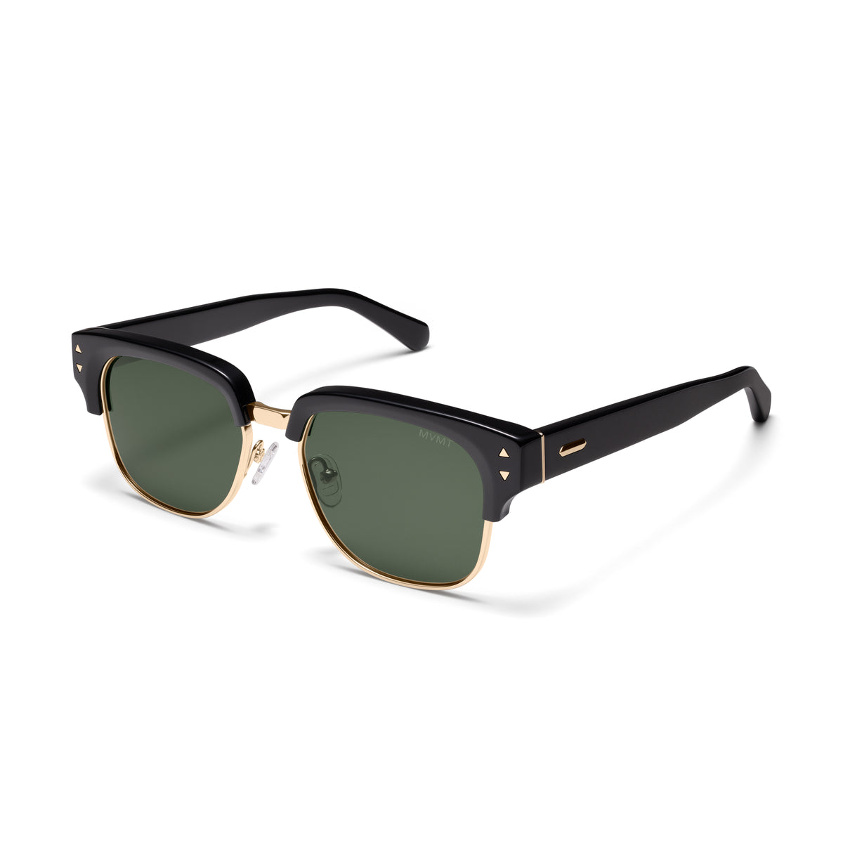 Laguna Square Sunglasses Black + Gold
