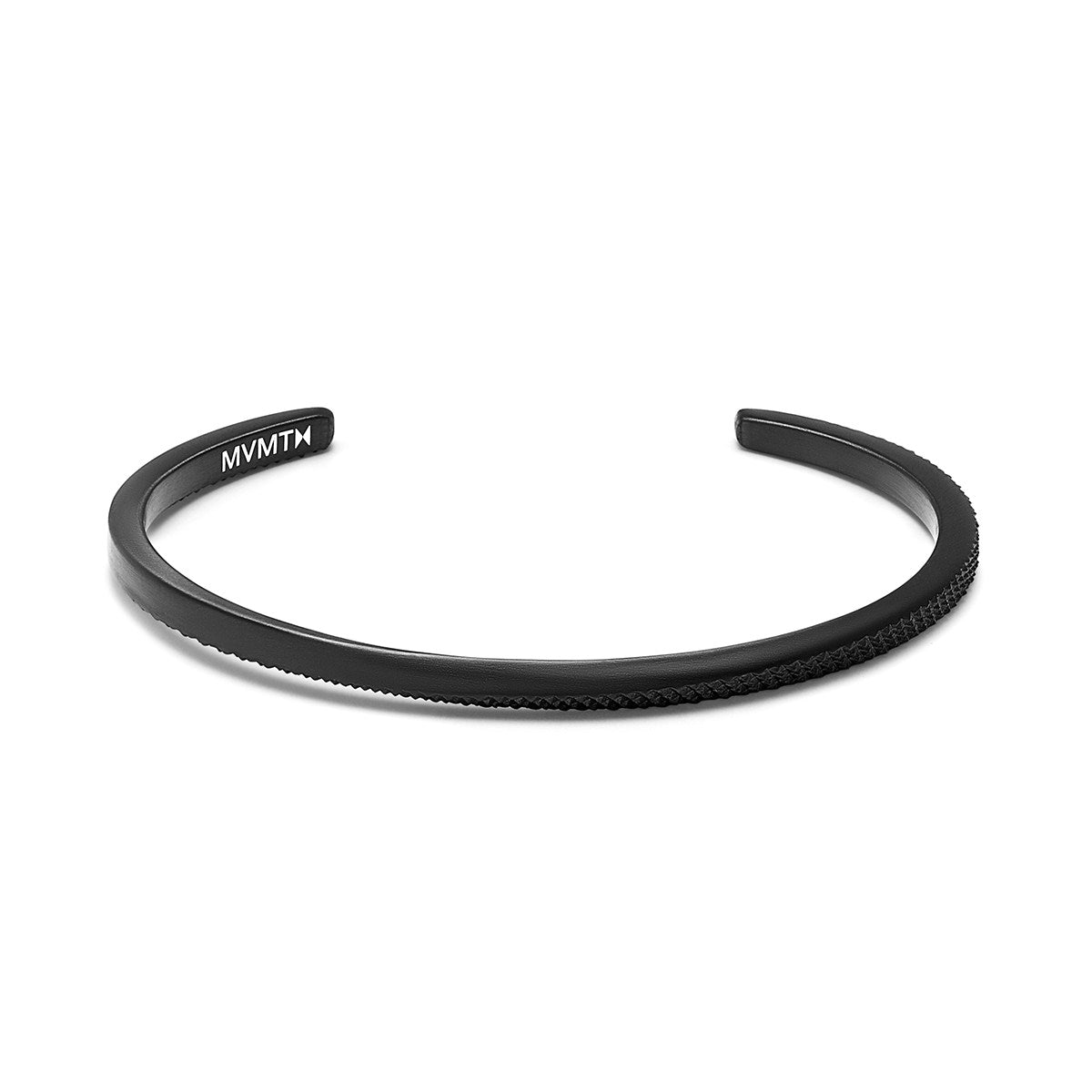 Twist Knurling Cuff Men's Bracelet