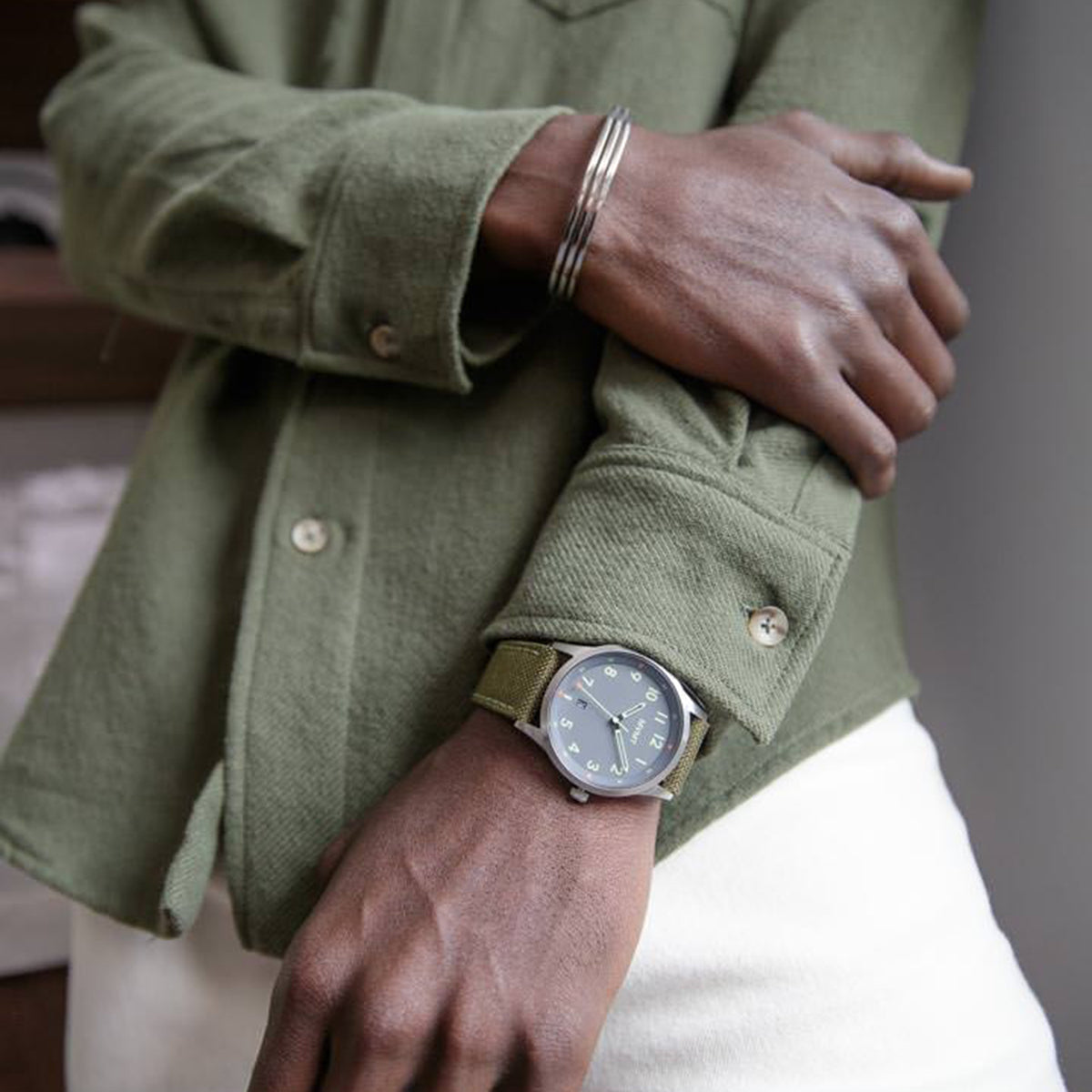 Open Concept Cuff Silver