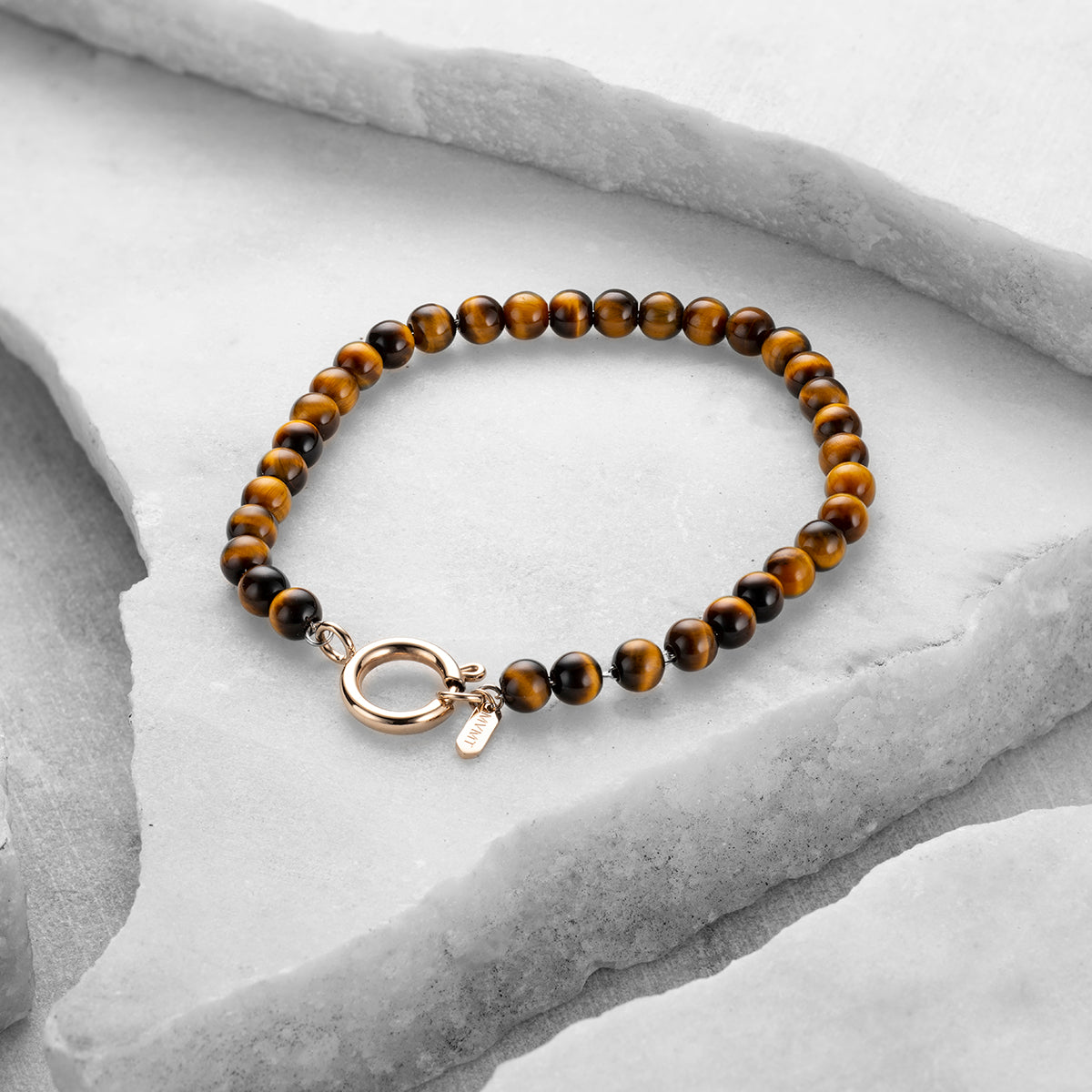 Oval Stone Bracelet Tiger Eye