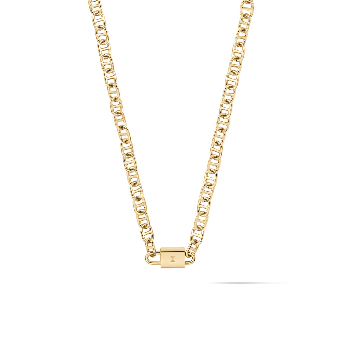 Anchor Chain Necklace Gold