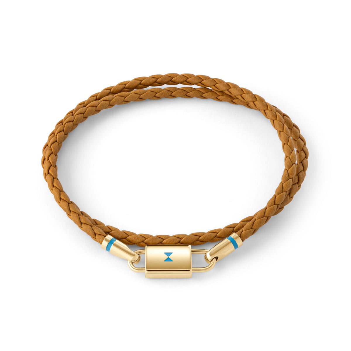 Double Braided Leather Bracelet