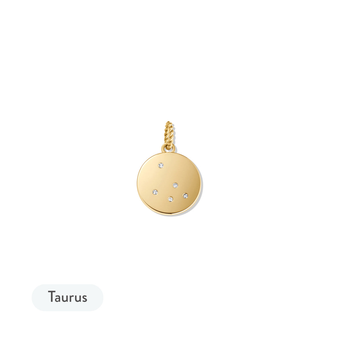 Zodiac Charm Gold - Taurus