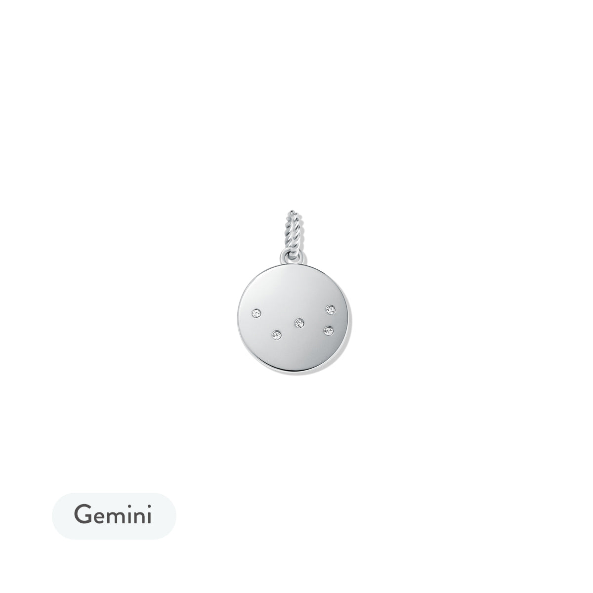 Zodiac Charm Silver - Gemini