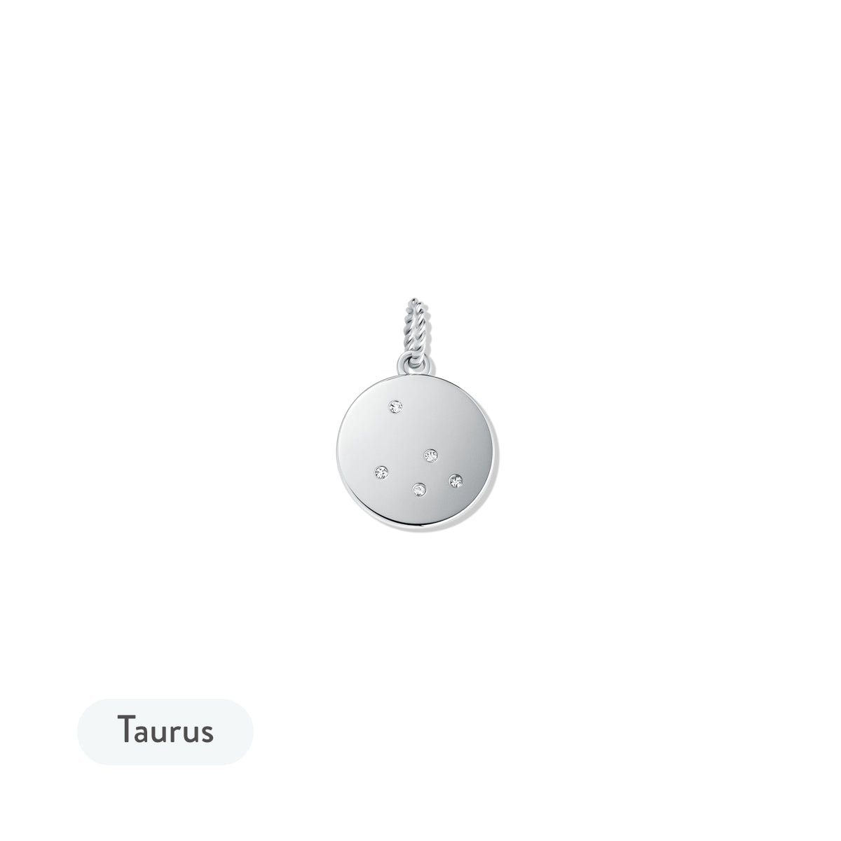 Zodiac Charm Silver - Taurus