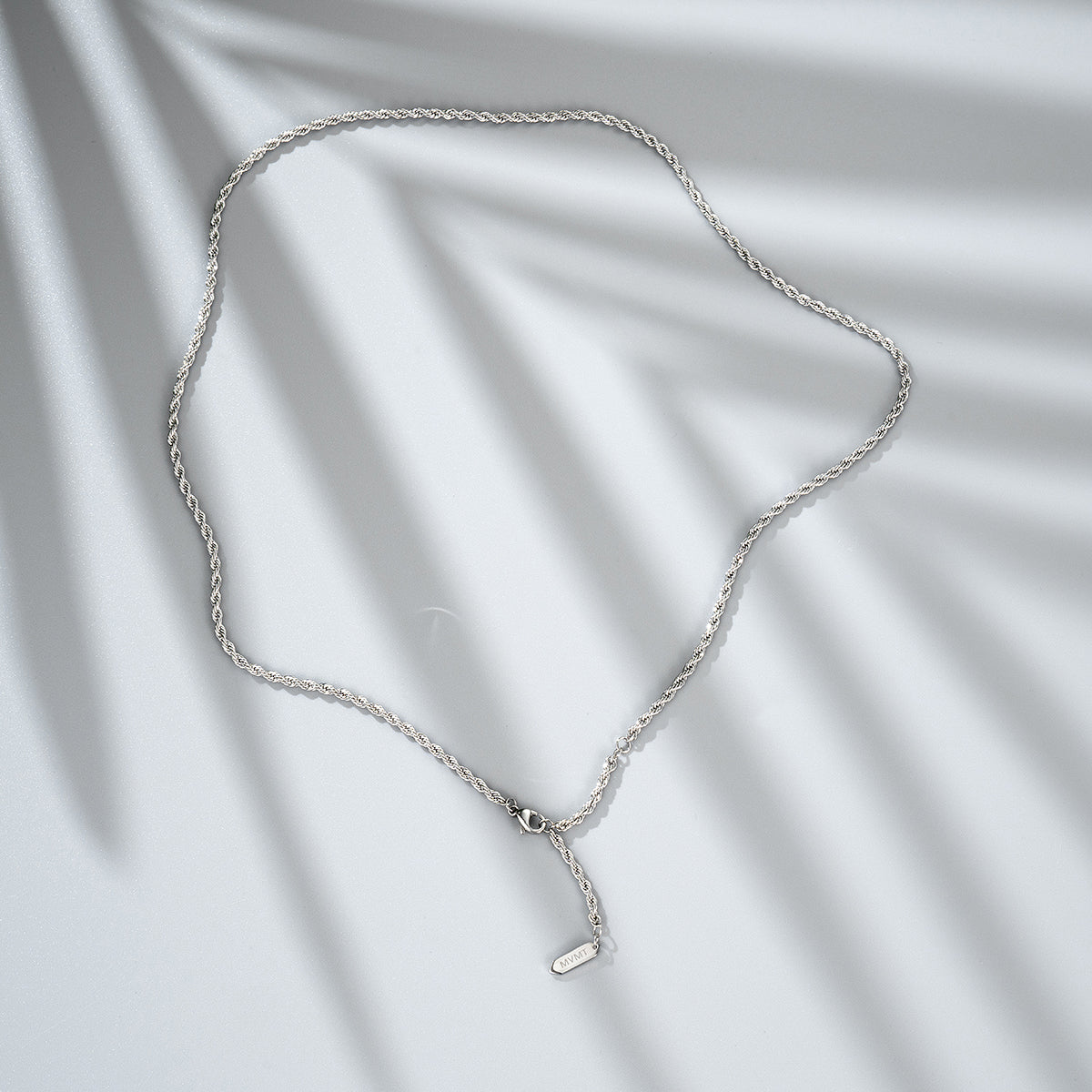 Rope Chain Necklace - 2.4MM Silver