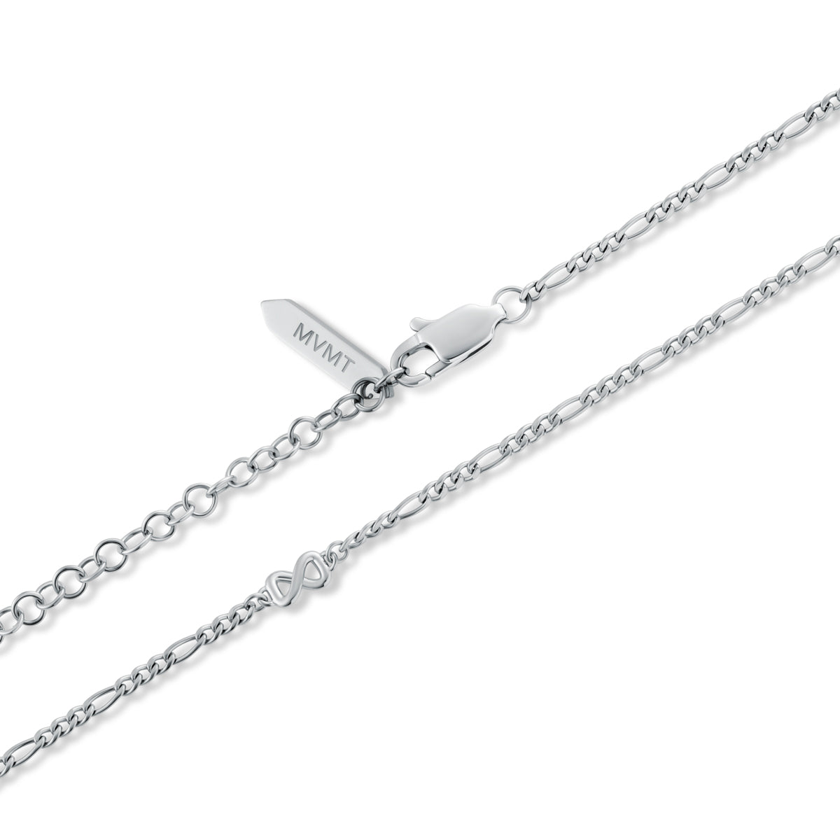 Figaro Chain Necklace - 1.8MM Silver