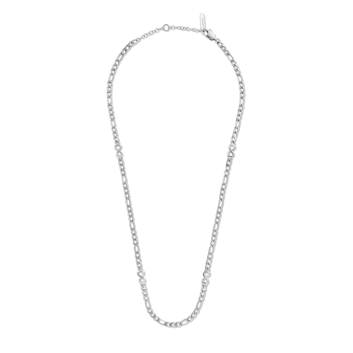 Figaro Chain Necklace Silver