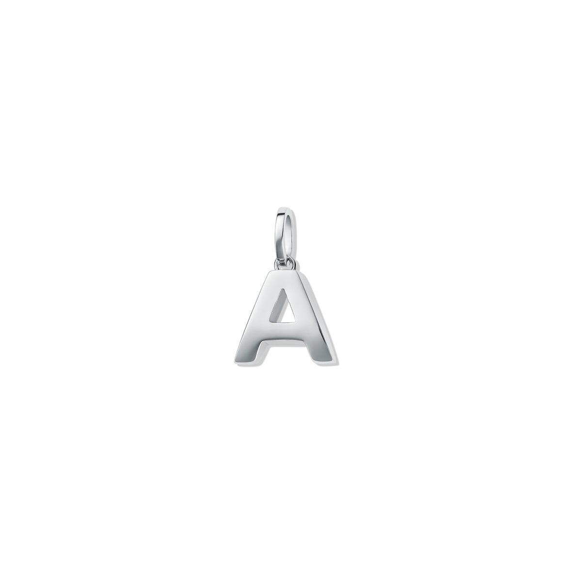 Alphabet Charm Silver - A