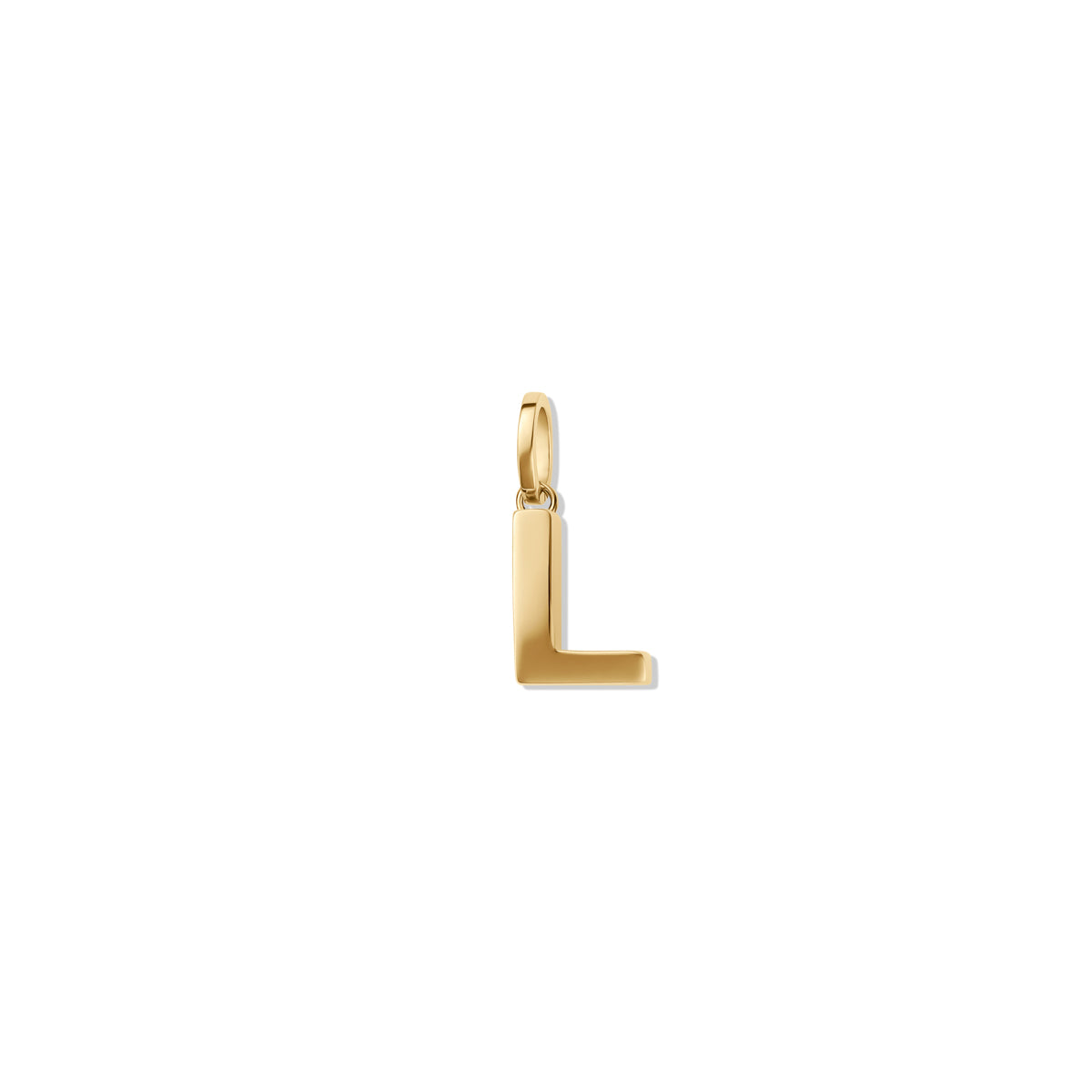 Alphabet Charm Gold - L