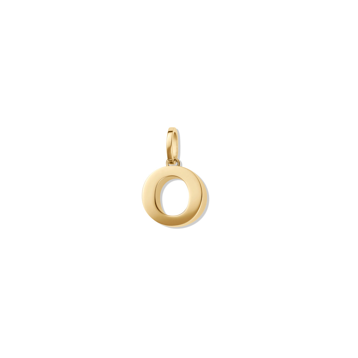 Alphabet Charm Gold - O