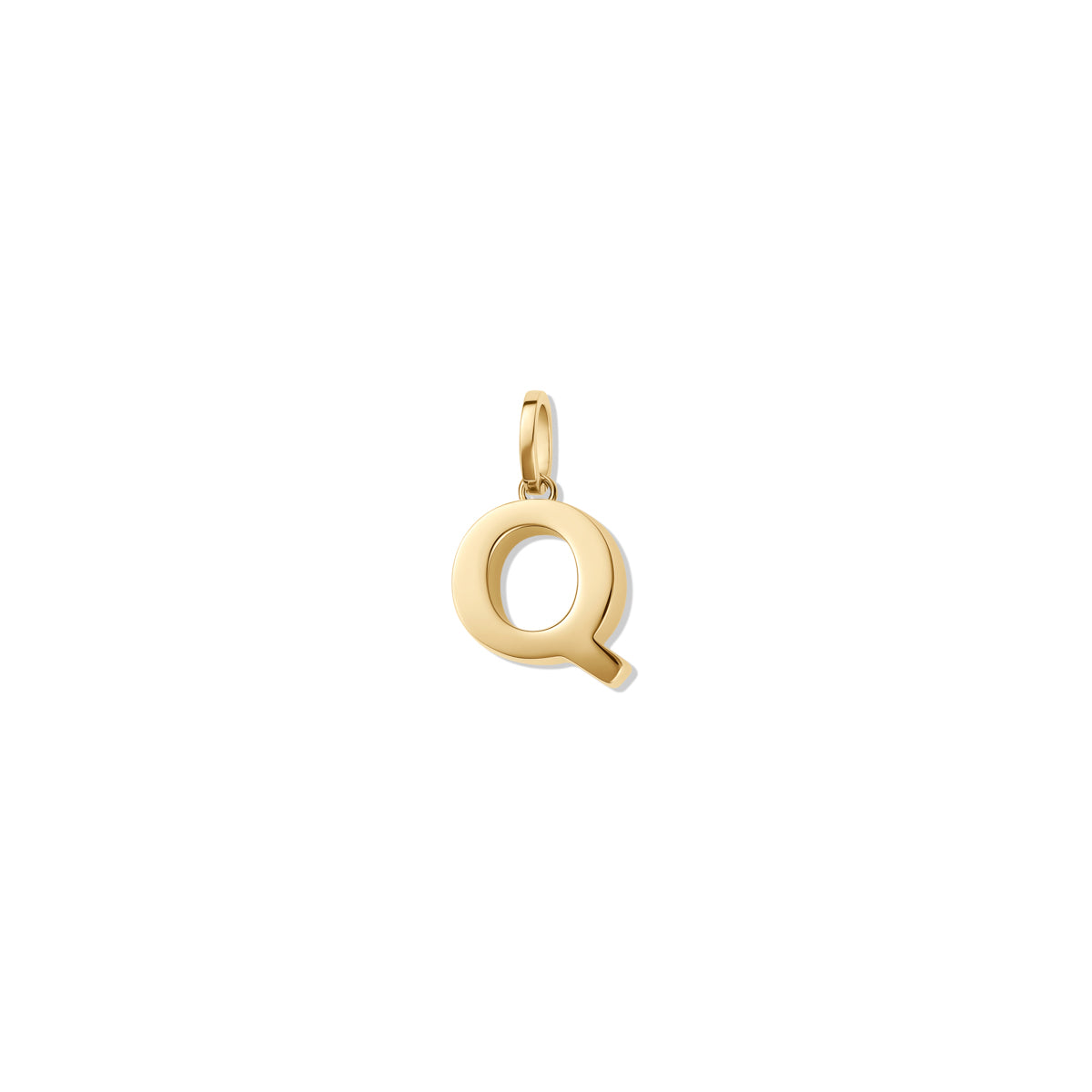 Alphabet Charm Gold - Q