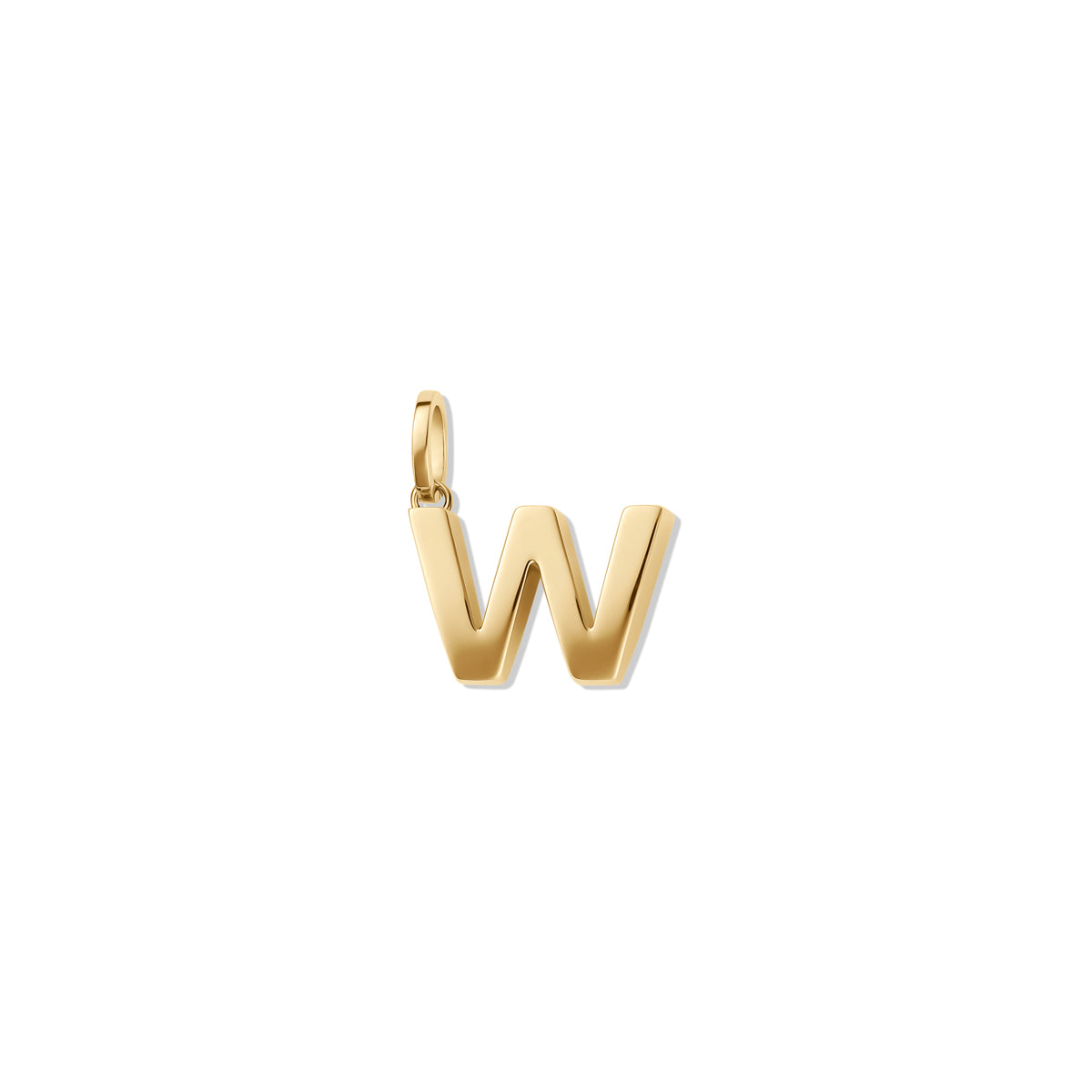 Alphabet Charm Gold - W