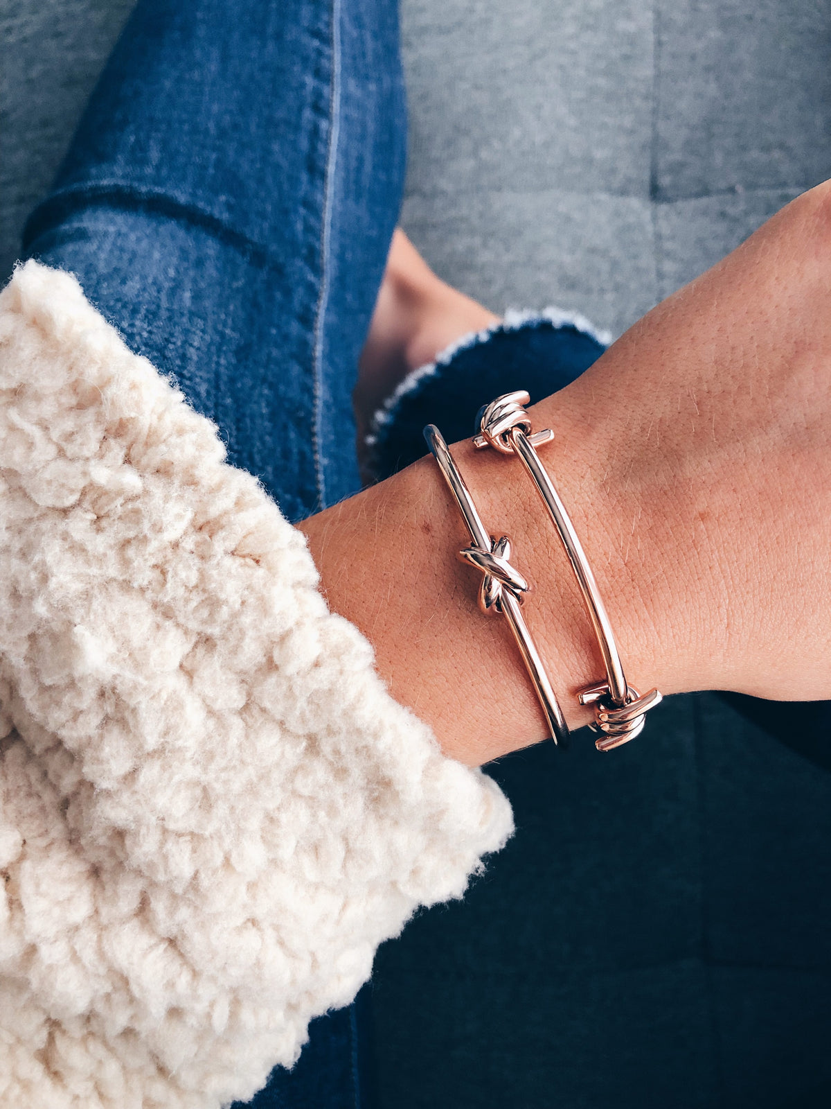 Knot Cuff Rose Gold