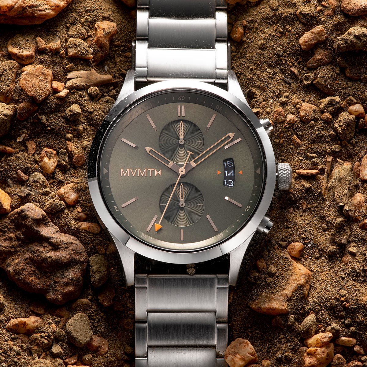 Havoc men's stainless steel chronograph watch