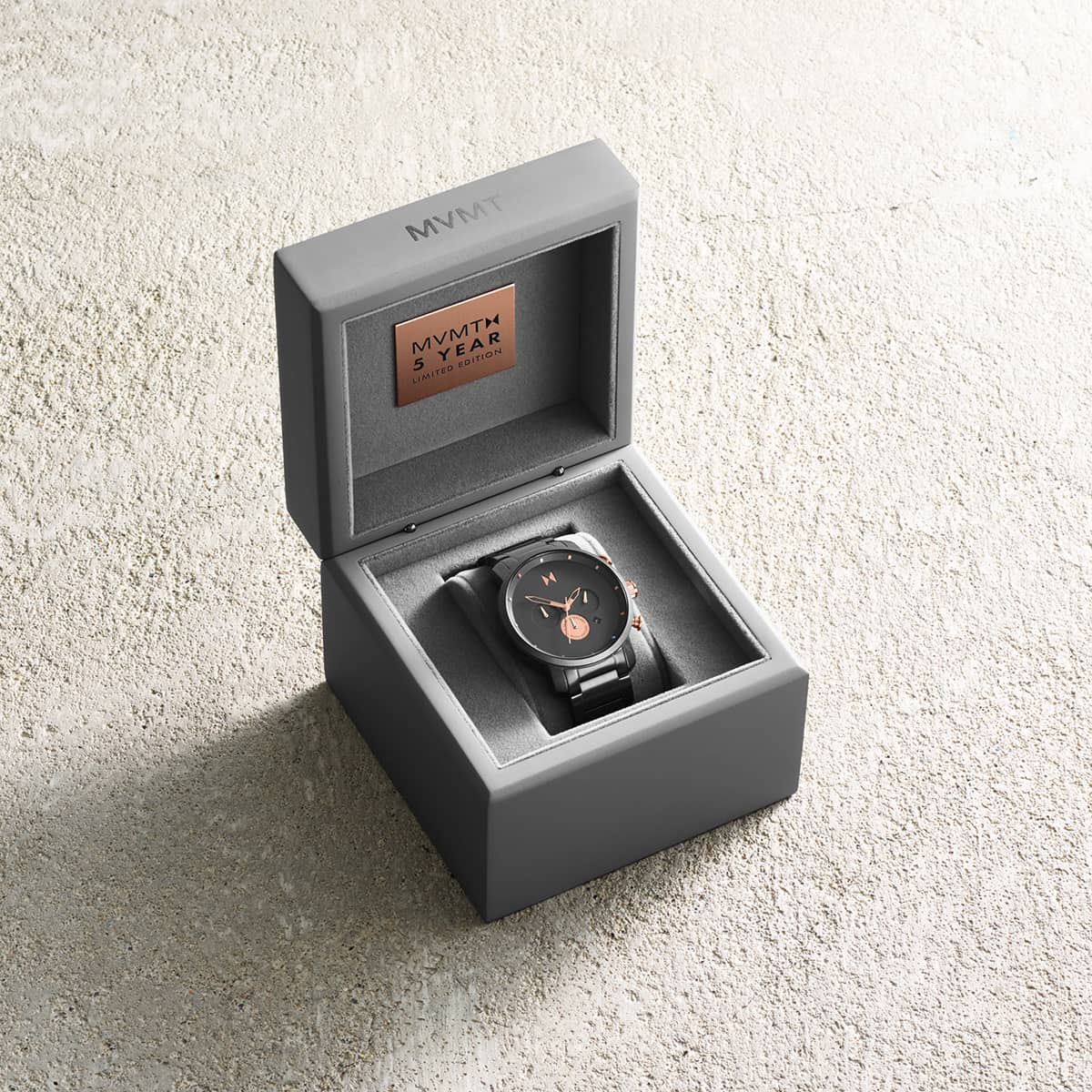 5 Year Anniversary Gunmetal