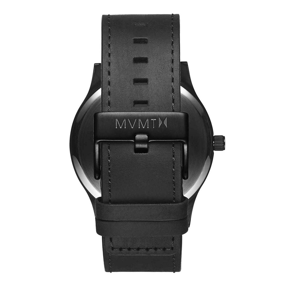 MVMT Men's Classic Black Leather Watch