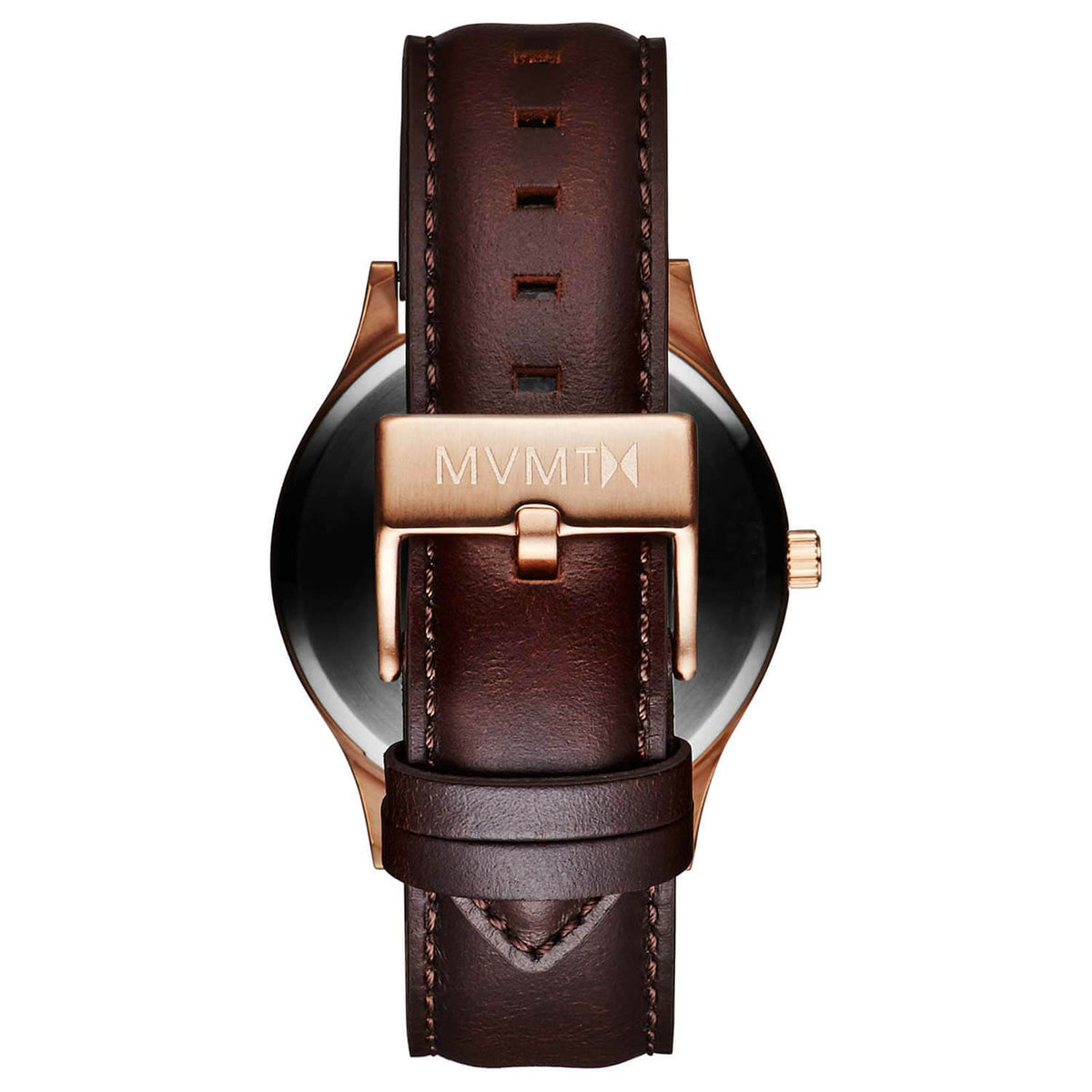 MVMT Men's 40 Series Brown Leather Watch