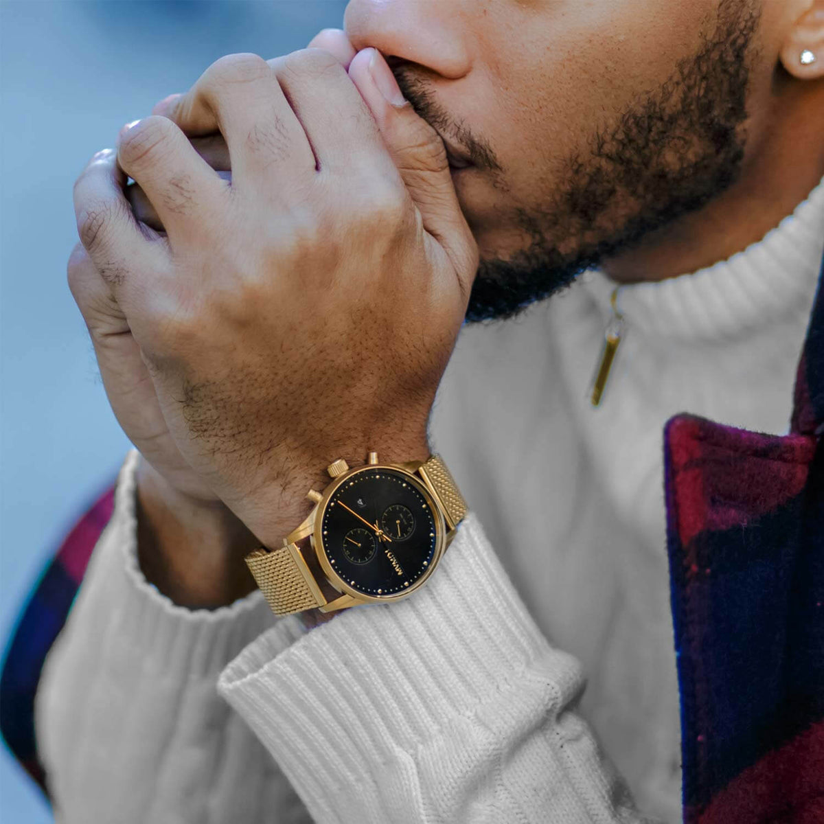 MVMT Men's Voyager Gold Plated Watch