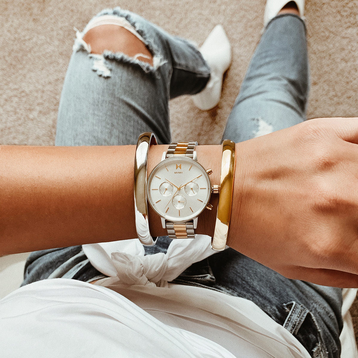 Nova Venus Silver Gold 38mm
