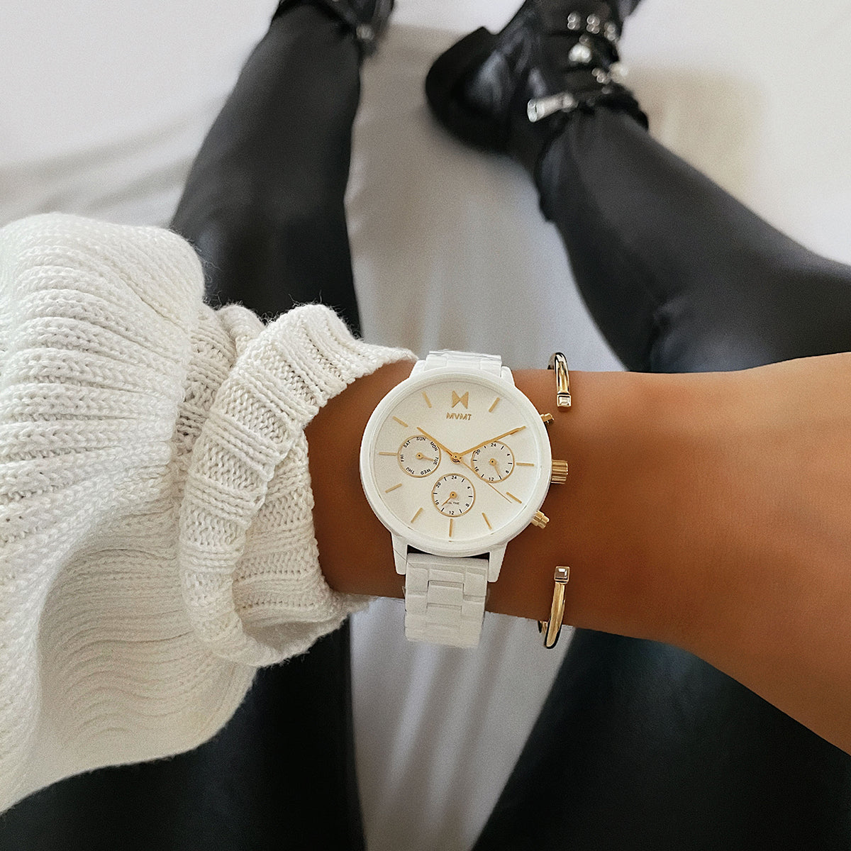 Nova Ceramic Gloss White 38mm