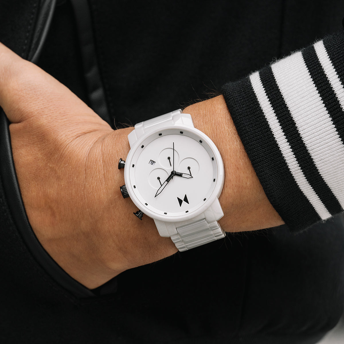 Chrono Ceramic Gloss White 45mm