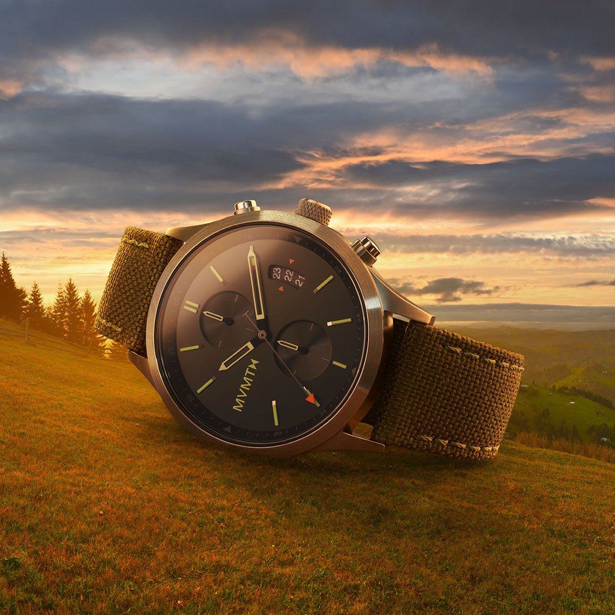 Havoc Chrono Trooper Green 44mm