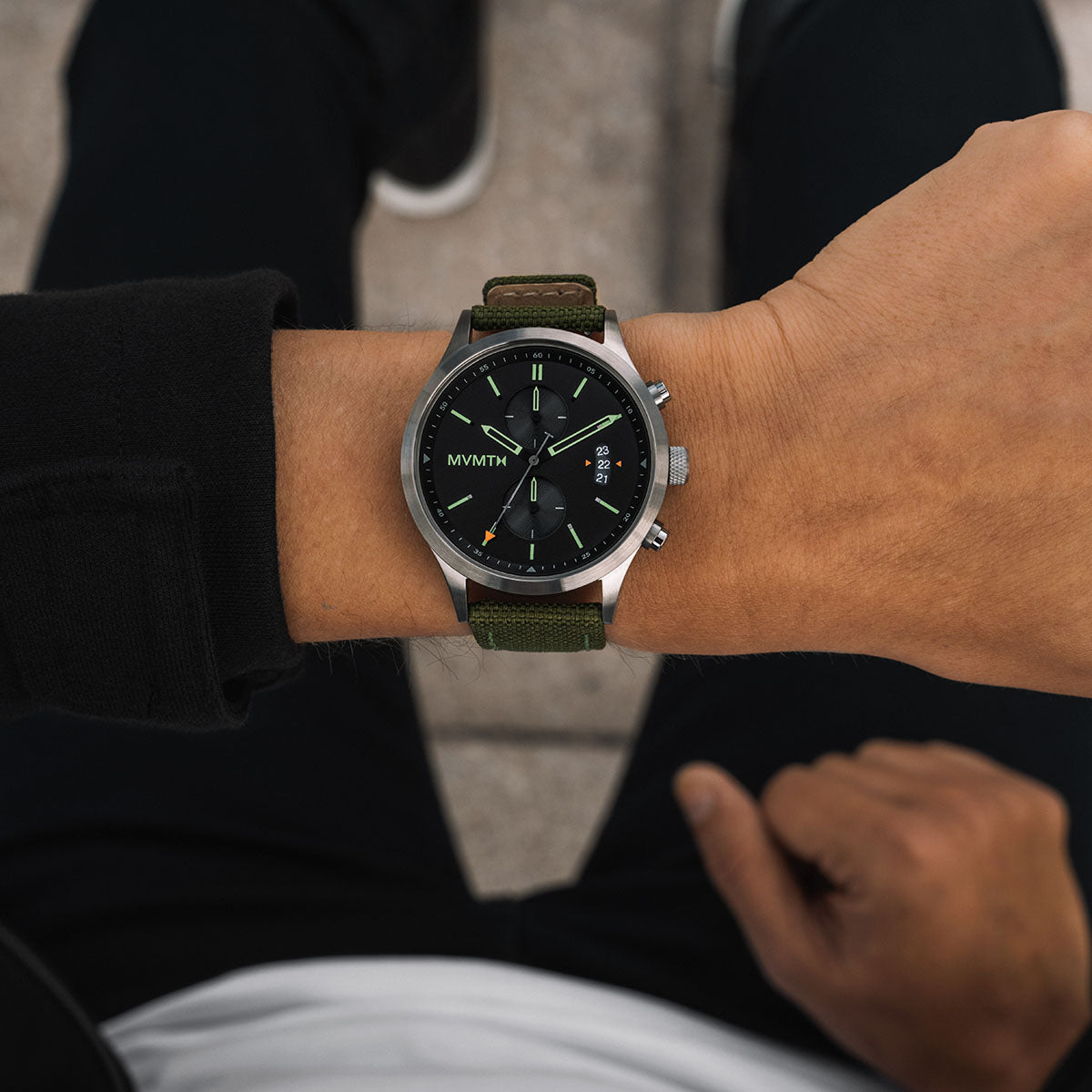 Havoc Chrono Trooper Green 44mm