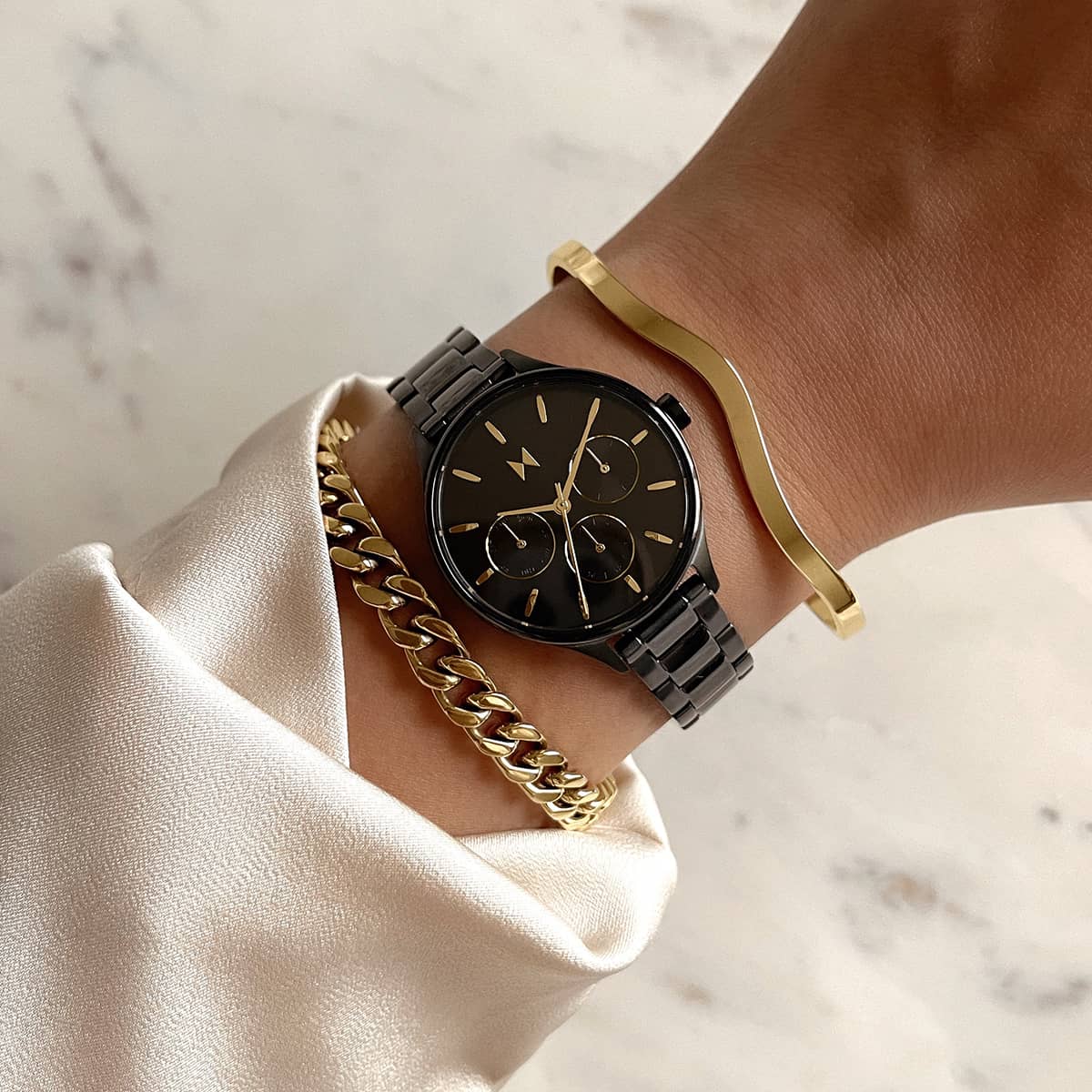 Reina Multi Eye Ripple Black 34mm