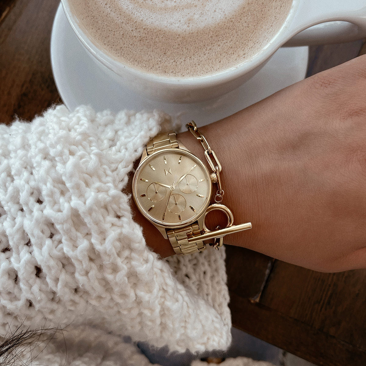 Reina Multi Eye Cascade Gold 34mm